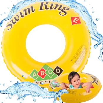 Kids' Inflatable Swim Ring 45 cm (Random Color)