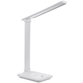 Maclean MCE614 W LED Desk Lamp, 9W, Adjustable Color, White