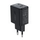 Acefast GaN USB Type-C 30W charger, PD, QC 3.0, AFC, FCP black (A21 black)