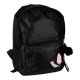Single Compartment Teen School Backpack, Black