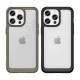 Dėklas iPhone 15 Outer Space su lanksčiu rėmeliu, raudonas