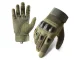 Tactical Gloves with Knuckle Protection, Size XL, Green