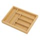 GreenBlue GB379 Expandable Bamboo Cutlery Organizer, 325-500x430x45mm