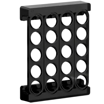 Coffee Capsule Holder, Wall / Freestanding Stand, 20 pcs, Black