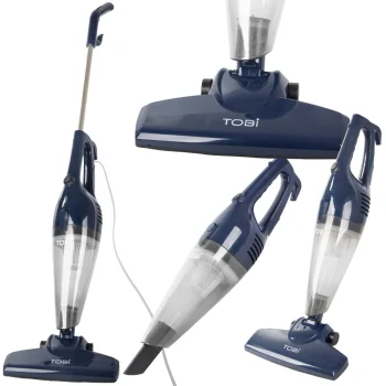 2-in-1 Corded Upright Stick Vacuum Cleaner, 1200W Bagless with HEPA Filter