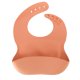 Silicone Baby Feeding Set 4-Piece with Bear Plate, orange