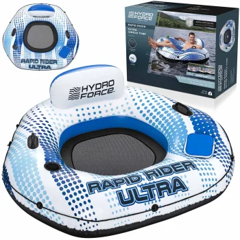 Bestway 43726 Inflatable Swim Lounge Chair and Ring Mattress