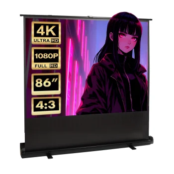 Maclean MC-963 Portable Projector Screen, 86", 4:3
