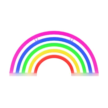 Forever Light FLNE14X LED Neon Rainbow, Multicolor