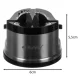 Ruhhy Knife and Scissors Sharpener with Suction Cup, Black/Silver