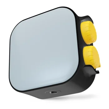 Kompaktiškas LED vaizdo šviestuvas Newell RGB Cutie Pie, 2500–9900 K, 2000 mAh, juodas