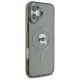 Karl Lagerfeld iPhone 16 Plus Case IML Metal Karl Head MagSafe, Black