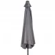 Half Patio Umbrella for Balcony and Terrace 2.7m MultiGarden, Grey