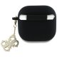 Guess Silicone 4G Charm Case for Apple AirPods 4, Black