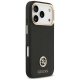 Guess iPhone 17 Pro Case Grained Strass Logo MagSafe, Black