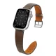 Natural Leather Strap for Apple Watch 38 / 40 / 41 mm - Dark Brown