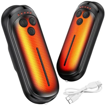 Electric Hand Warmers Trizand, 2 pcs, 2x 3000 mAh, USB-C