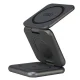Audi Big Logo Foldable 3-in-1 Wireless Charger, Gray