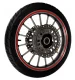 Reflective Wheel Rim Stickers AG555B, Red
