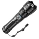 Tactical Flashlight with CREE HPX90 LED, 2000 lm, Black