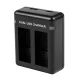 Puluz PU919B 2-Slot Charger for GoPro Hero 9/10/11/12, Black