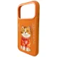 Nimmy Glasses Cool Cat Case for iPhone 17 Pro, Orange