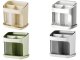 Cutlery Drainer with Draining Spout, 3-Compartment Kitchen Utensil Holder