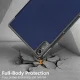 Lenovo Tab P11 Gen 2 (TB350FU) Trifold Stand PU Leather Hard Protective Cover Case, Dark Blue