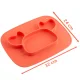 Ricokids Crab Silicone Suction Plate with Lid for Toddlers and Babies