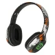 Wireless Headphones Bluetooth RGB Gaming 200mAh, Black