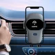 Dudao F20xs Automatic Car Holder with Qi 15W Wireless Charger, Gray