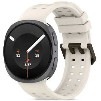 Tech-Protect Silicone Air Strap for Samsung Galaxy Watch 40 / 44 / 46 mm - Beige