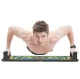 Multifunctional Push-Up Board with 10 Handle Positions, Black