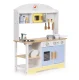Ecotoys TL103013 Wooden Play Kitchen with 12 Accessories