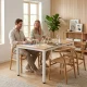 Dining Table and Computer Desk 120x60 cm ModernHome, light oak