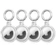 Tech-Protect Icon Case for Apple AirTag 4-Pack Transparent
