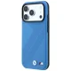 BMW M Tire Track Metal Logo MagSafe Case for iPhone 17 Pro / 18 Pro - Blue