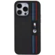BMW Tricolor M Collection case for iPhone 15 Pro - black