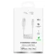 Puro 12W USB-A to Lightning Spiral Cable 1m - White