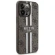Guess iPhone 13 Pro Max Case 4G Printed Stripes MagSafe, Brown