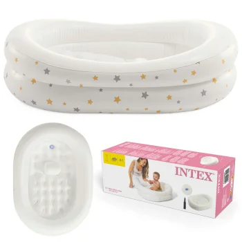 Intex 48523 Inflatable Travel Baby Bathtub, 86 x 66 cm