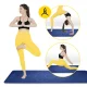 4Fizjo 1877 Suede Yoga and Exercise Mat 1.5 mm, Blue
