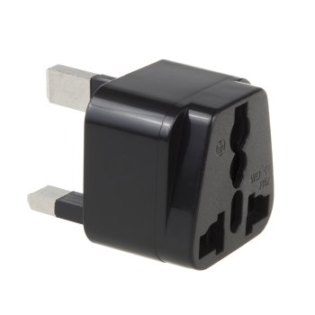 Maclean MCE154 EU to UK Power Adapter, Black