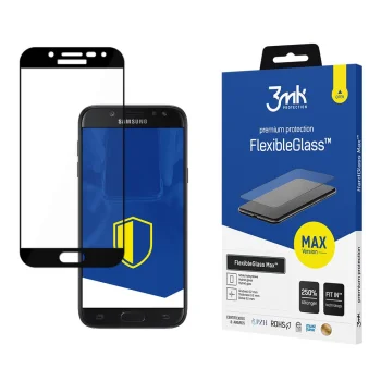 Hybrid Screen Protector 3mk FlexibleGlass Max for Samsung Galaxy J5 2017, Black