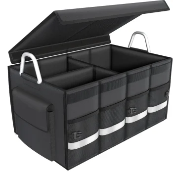 Car Boot Organizer Bag with Lid, 60 Liters, 60x35x30cm
