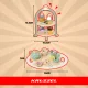 Kruzzel 00026418 Wooden Tea and Dessert Set for Kids