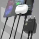 Dudao A28PCEU PD 45W GaN 2xUSB-C Wall Charger with USB-C Cable - Black