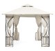 MultiGarden Garden Gazebo 3x3m with Mosquito Netting and Side Walls