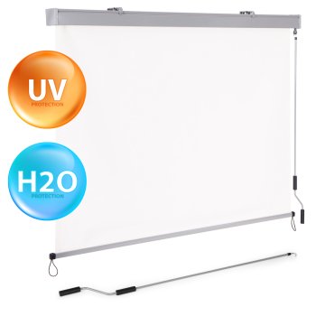 Vertical Crank Awning Roller Blind for Balcony MultiGarden, Beige