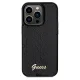 Guess iPhone 14 Pro Case Sequin Script Metal, Black